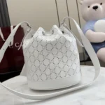 Gucci Generation Perforated GG Leather Bucket Bag 20.5cm - Image 2