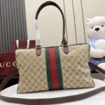 Gucci Borsetto Horsebit GG Canvas Boston Bag 38.5cm - Image 2
