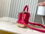 Louis Vuitton Capucines Mini Rattan Basket Bag Fuchsia 21cm - Image 2