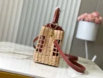 Louis Vuitton Capucines BB Rattan Picnic Bag Brown N89949 27cm - Image 2