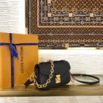 Louis Vuitton Pochette Metis East West Monogram Empreinte Black M46595 - Image 2