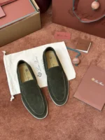 Loro Piana Summer Walk Men's Suede Moccasin FAE8124 50ZK - Image 2