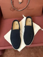Loro Piana Summer Walk Men's Suede Moccasin FAE8124 W000 - Image 2