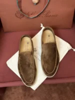 Loro Piana Summer Walk Men's Suede Moccasin FAE8124 H0L5 - Image 2