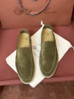 Loro Piana Summer Walk Men's Suede Moccasin FAE8124 50I5 - Image 2