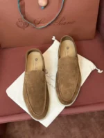 Loro Piana Summer Walk Men's Suede Moccasin FAE8124 HA85 - Image 2