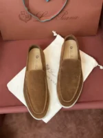 Loro Piana Summer Walk Men's Suede Moccasin FAE8124 H0OD - Image 2