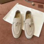 Loro Piana Summer Charms Walk Women's Suede Moccasin FAE5444 DOEE - Image 2