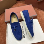 Loro Piana Summer Charms Walk Women's Suede Moccasin FAE5444 60DT - Image 2