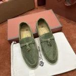 Loro Piana Summer Charms Walk Women's Suede Moccasin FAE5444 50KY - Image 2
