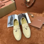 Loro Piana Summer Charms Walk Women's Suede Moccasin FAE5444 2096