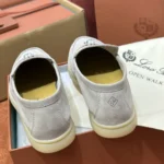 Loro Piana Summer Charms Walk Women's Suede Moccasin FAE5444 60GX