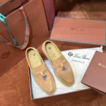 Loro Piana Summer Charms Walk Women's Suede Moccasin FAE5444 30ES