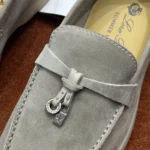Loro Piana Summer Charms Walk Women's Suede Moccasin FAE5444 D746 - Image 2