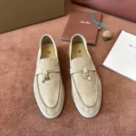 Loro Piana Summer Charms Walk Women's Suede Moccasin FAE5444 D044