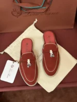 Loro Piana Charms Walk Babouche Women's Suede Mule FAL5900 LOAU - Image 2