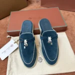 Loro Piana Charms Walk Babouche Women's Suede Mule FAL5900 510V - Image 2