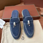 Loro Piana Charms Walk Babouche Women's Suede Mule FAL5900 WOYZ - Image 2