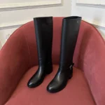 Prada Platform Leather Loafer Black - Image 2