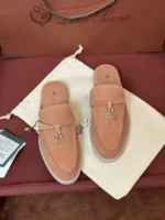 Loro Piana Babouche Charms Walk Women's Suede Mule FAI1543 303J - Image 2