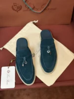 Loro Piana Babouche Charms Walk Women's Suede Mule FAI1543 510V - Image 2
