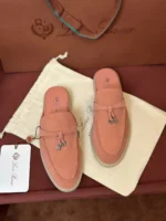 Loro Piana Babouche Charms Walk Women's Suede Mule FAI1543 30GB - Image 2