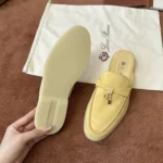 Loro Piana Babouche Charms Walk Women's Suede Mule FAI1543 20F7 - Image 2