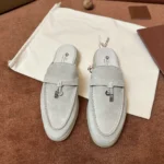 Loro Piana Babouche Charms Walk Women's Suede Mule FAI1543 60LO - Image 2