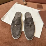 Loro Piana Babouche Charms Walk Women's Suede Mule FAI1543 MOTT - Image 2
