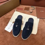Loro Piana Babouche Charms Walk Women's Suede Mule FAI1543 W948 - Image 2