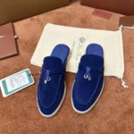Loro Piana Babouche Charms Walk Women's Suede Mule FAI1543 60DT - Image 2