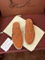 Loro Piana Babouche Charms Walk Women's Suede Mule FAI1543 HOR4 - Image 2