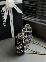 Chanel CF Sequined SO Handbag 21cm - Image 3