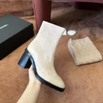 Chanel Quilted Ankle Boots - Image 3