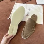 Loro Piana Babouche Walk Men's Suede Mule FAM3488 HOVY - Image 3