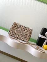 Chanel CF Sequined SO Handbag 21cm - Image 3