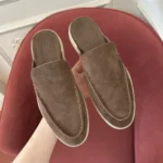 Loro Piana Babouche Walk Men's Suede Mule FAM3488 H0X4 - Image 3