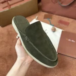 Loro Piana Babouche Walk Men's Suede Mule FAM3488 50ZK - Image 3