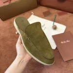 Loro Piana Babouche Walk Men's Suede Mule FAM3488 50I5 - Image 3