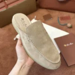 Loro Piana Babouche Walk Men's Suede Mule FAM3488 D044 - Image 3
