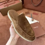 Loro Piana Babouche Walk Men's Suede Mule FAM3488 H0L5 - Image 3