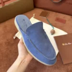 Loro Piana Babouche Walk Men's Suede Mule FAM3488 WOK9 - Image 3