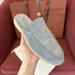 Loro Piana Babouche Walk Men's Suede Mule FAM3488 60JF - Image 3