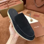 Loro Piana Babouche Walk Men's Suede Mule FAM3488 W000 - Image 3