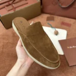 Loro Piana Babouche Walk Men's Suede Mule FAM3488 HA85 - Image 4