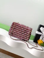 Chanel CF Sequined SO Handbag 21cm - Image 3