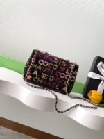 Chanel CF Sequined SO Handbag 21cm - Image 3