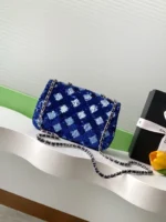 Chanel CF Sequined SO Handbag 21cm - Image 3