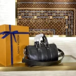 Louis Vuitton Keepall Bandouliere 25 Black Leather M13988 - Image 3