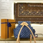 Louis Vuitton Montsouris Cargo Backpack Denim M27330 - Image 3